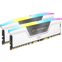 Памет Corsair Vengeance White RGB K2 32GB (2x16GB) DDR5 5600MHz CL36 - CMH32GX5M2B5600C36WK