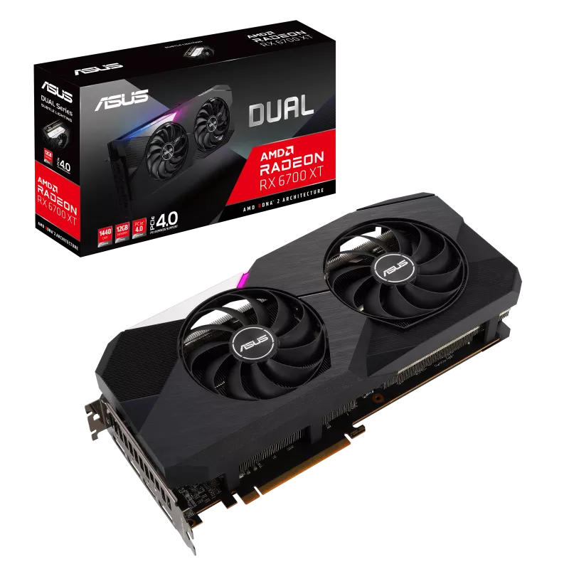 Видео карта ASUS Dual Radeon RX 6700 XT 12GB GDDR6