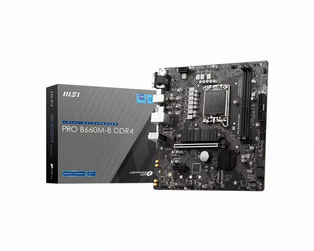 Дънна платка MSI PRO B660M-B DDR4 LGA1700