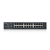 Суич 24-портов ZyXEL GS1915-24E, Gigabit, управляем, standalone или Nebula управление, за монтаж в шкаф