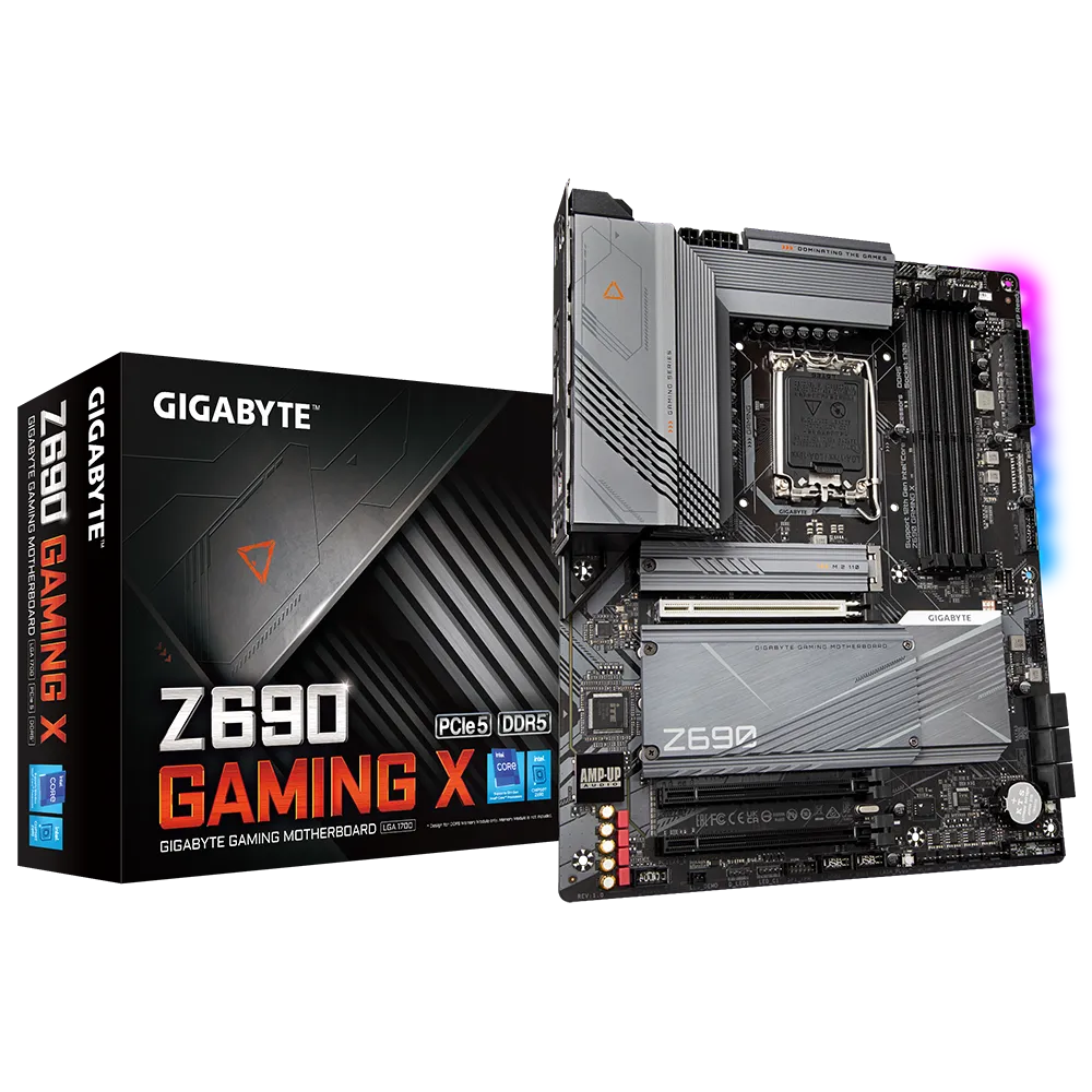 Дънна платка Gigabyte Z690 GAMING X LGA1700 DDR5