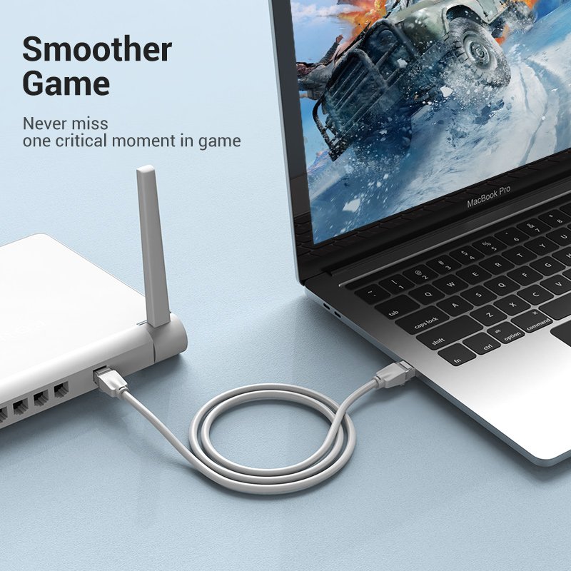 Câble LAN UTP Cat.6 Vention - 2.0M Gris - IBEHH