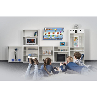Метална стойка за TV Hama TILT, 165 см (65"), черна