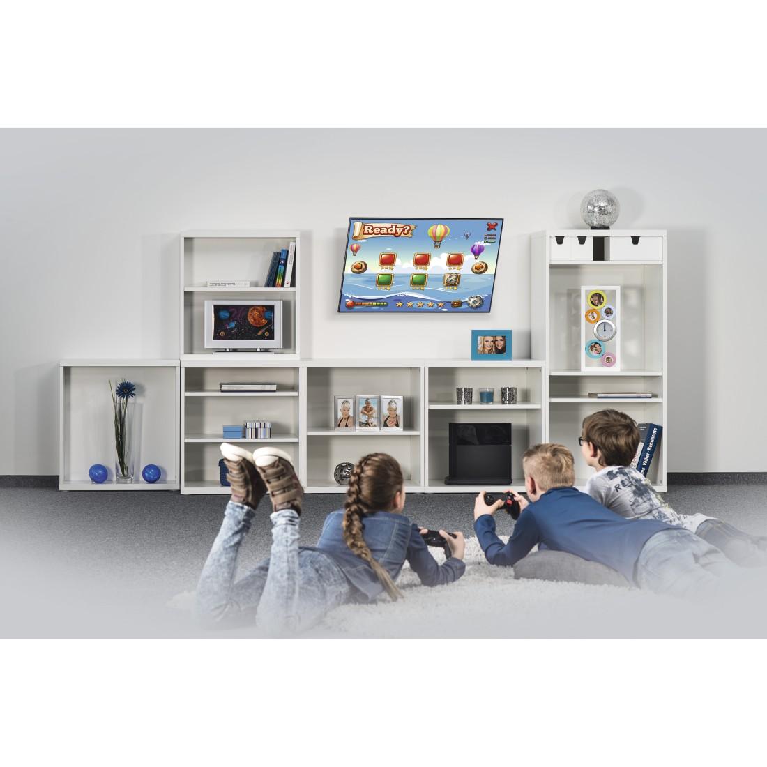 Metal TV stand Hama TILT, 165 cm (65"), black