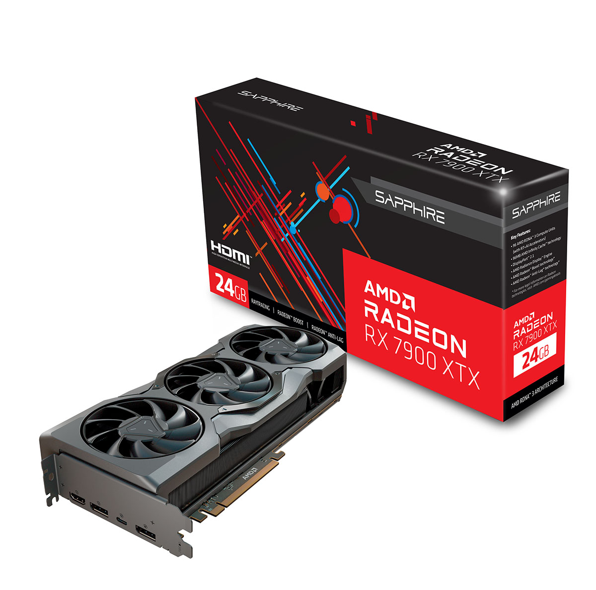 Видео карта Sapphire AMD Radeon RX 7900 XTX 24GB GDDR6