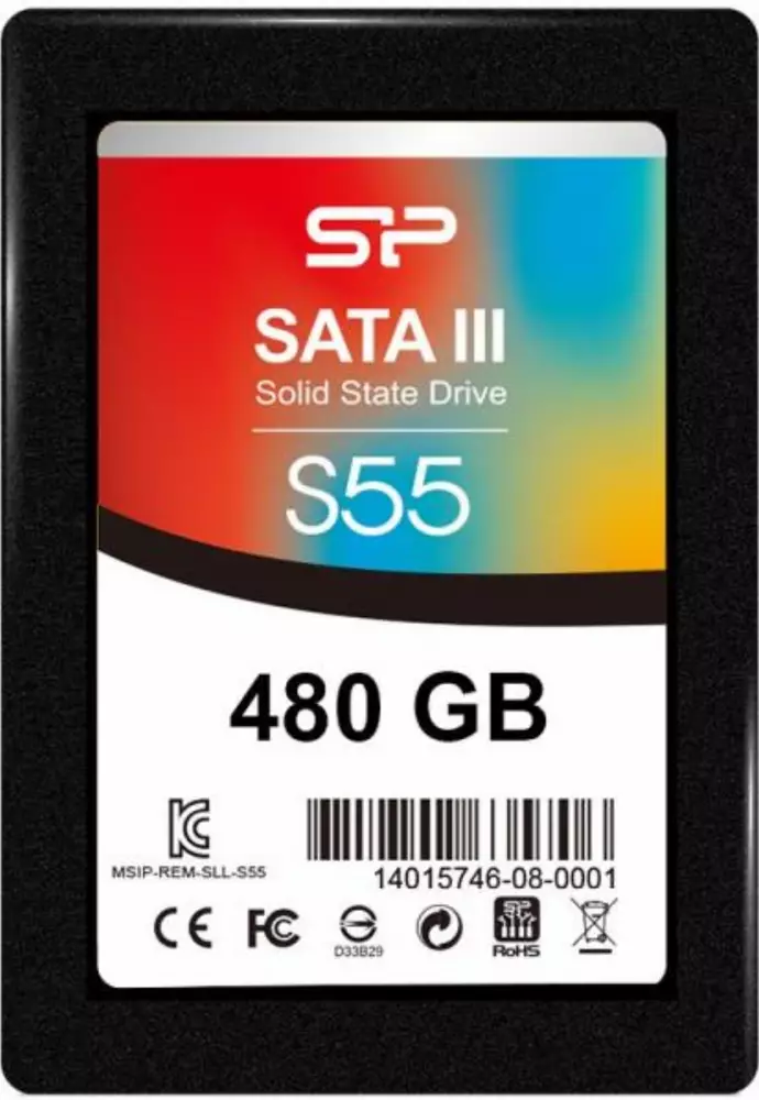 Диск SSD Silicon Power S55 480GB 2.5" SATA3 6Gb/s - SP480GBSS3S55S25