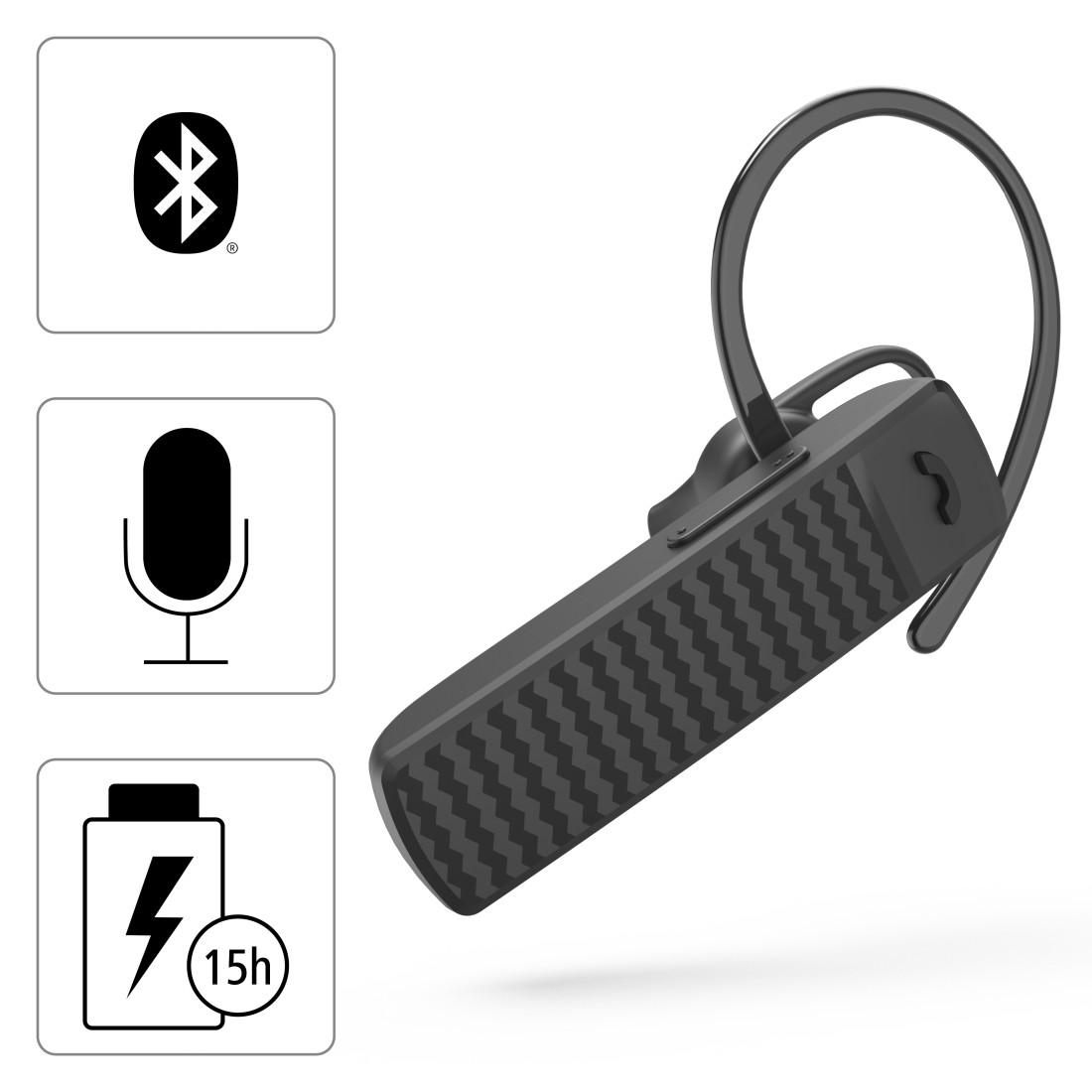 Блутут слушалка HAMA MyVoice 1500, In-Ear, Multipoint, Контрол на звука, Черен