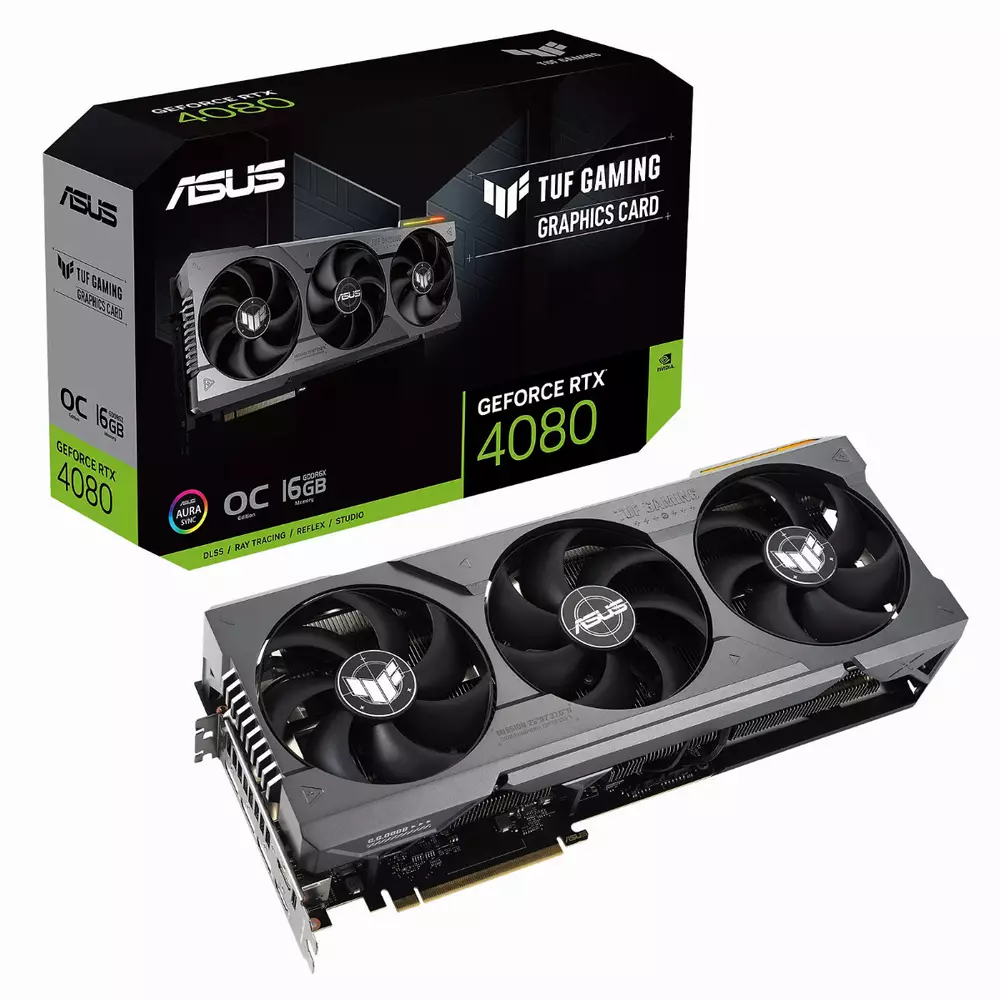 Видео карта ASUS TUF GAMING GeForce RTX 4080 OC Edition 16GB GDDR6X
