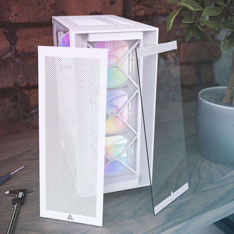  Кутия Montech AIR 1000 Premium ARGB TG Mid-Tower White