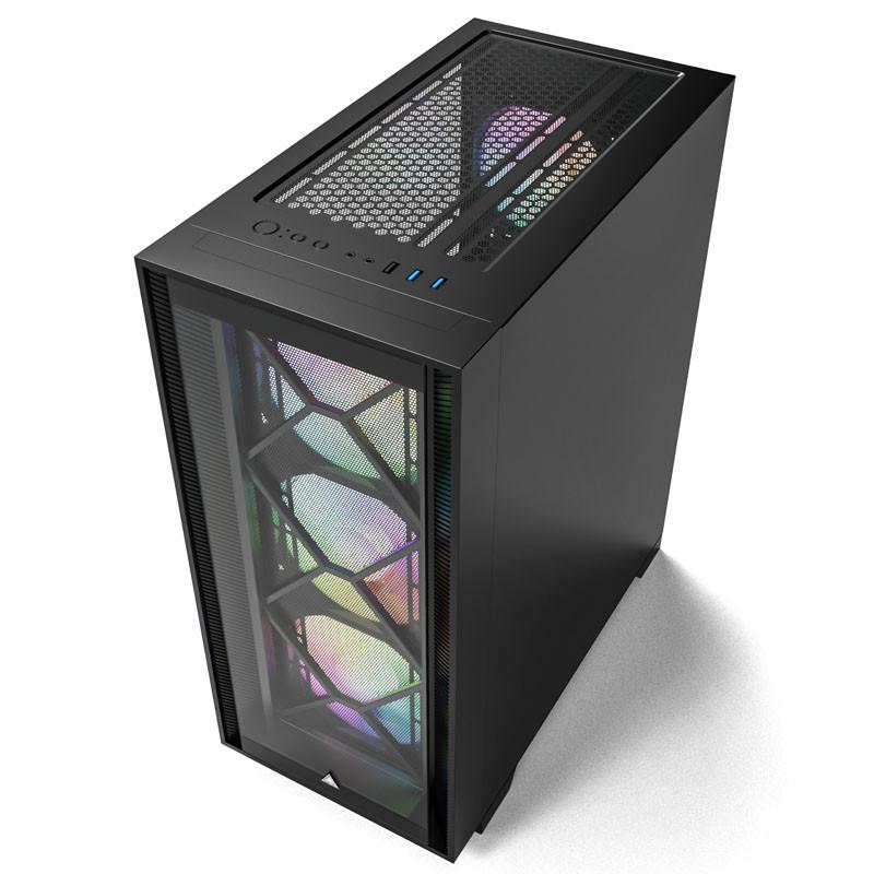 Кутия Montech AIR 1000 Premium ARGB TG Mid-Tower Black