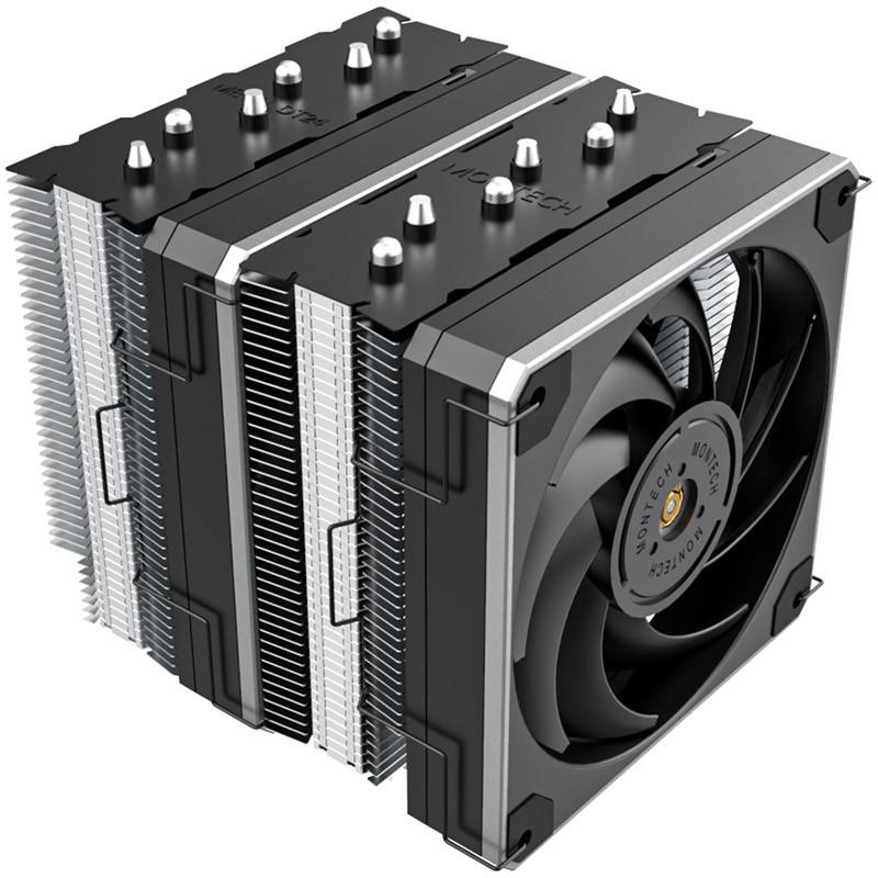 Охладител за процесор Montech Metal DT24 Base 120mm Black