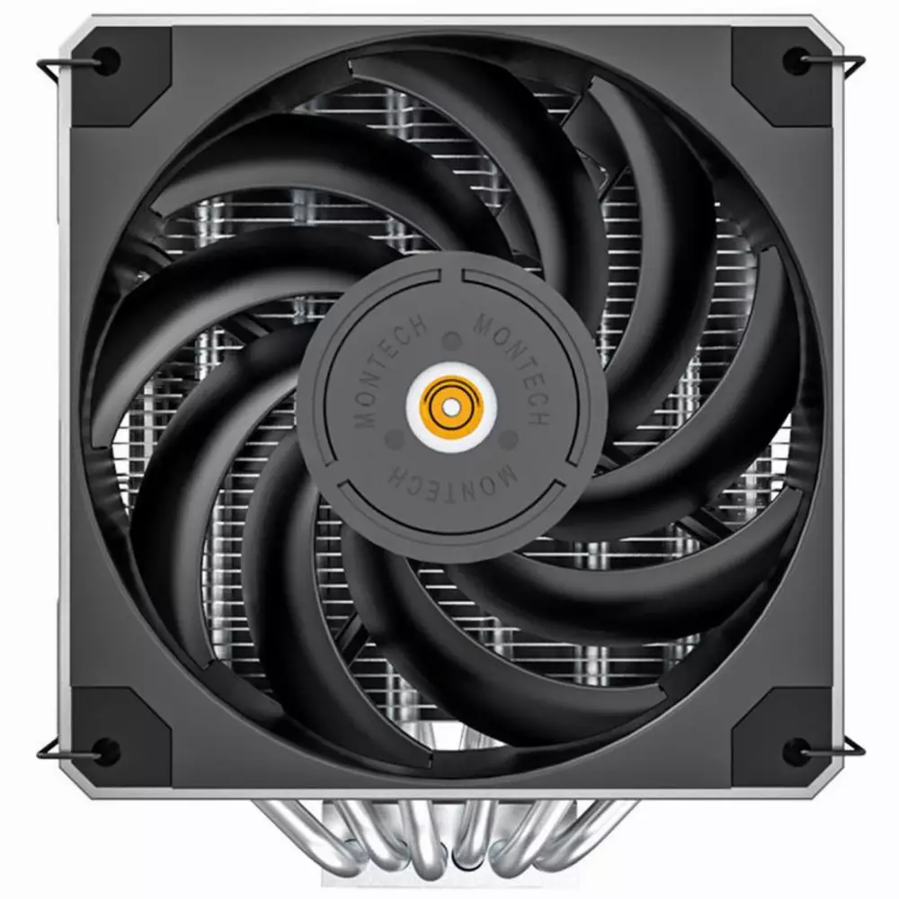 Охладител за процесор Montech Metal DT24 Base 120mm Black