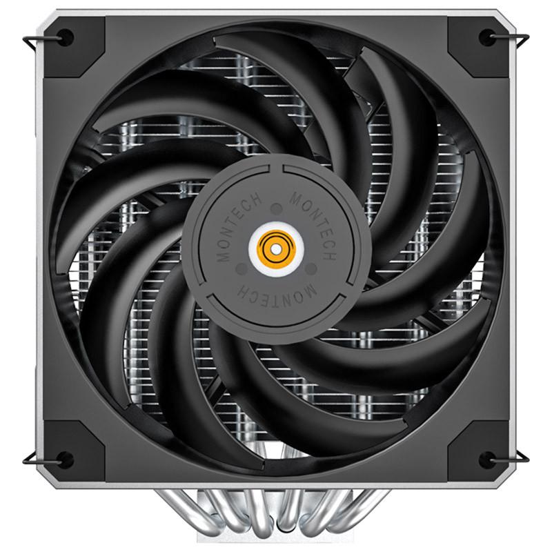 Охладител за процесор Montech Metal DT24 Base 120mm Black