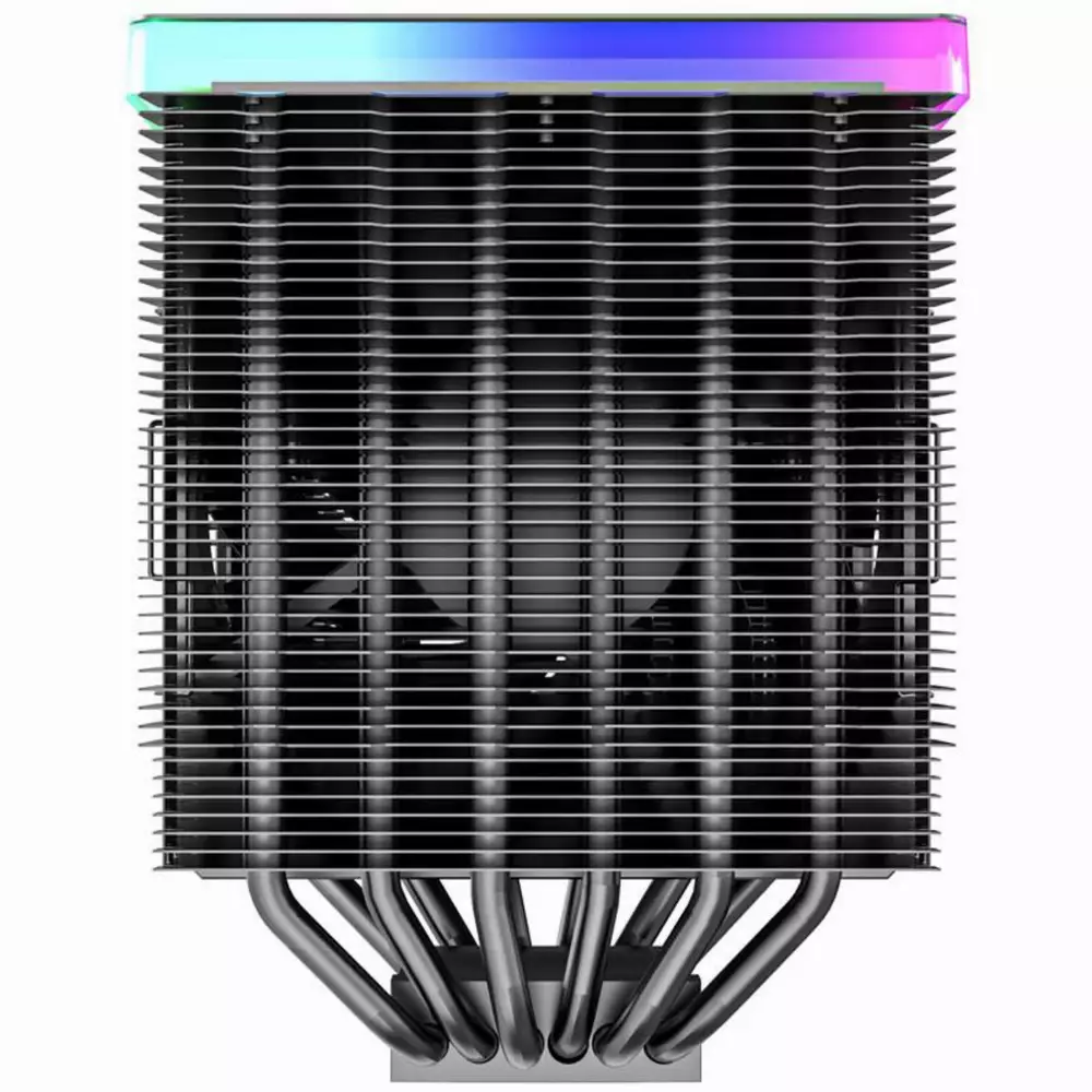 Охладител за процесор Montech Metal DT24 Premium ARGB 2x120mm Black