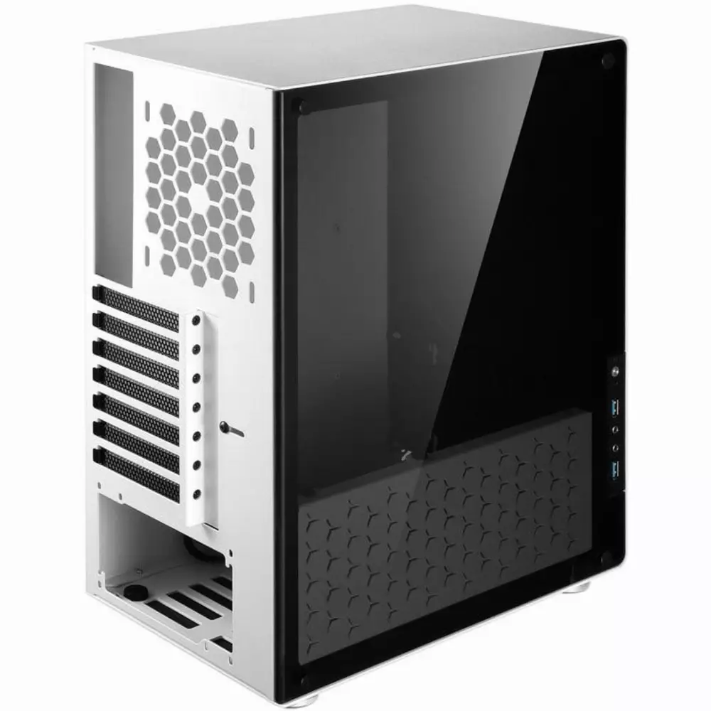 Кутия Jonsbo U4 TG Mid-Tower ATX White