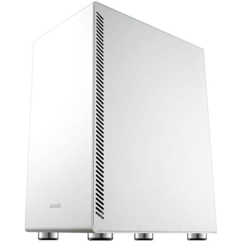 Кутия Jonsbo U4 TG Mid-Tower ATX White