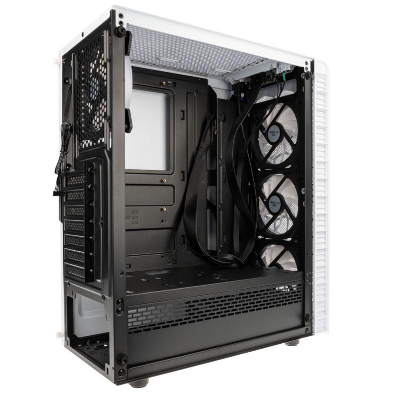 Кутия Kolink Observatory Lite Mesh RGB Mid-Tower White