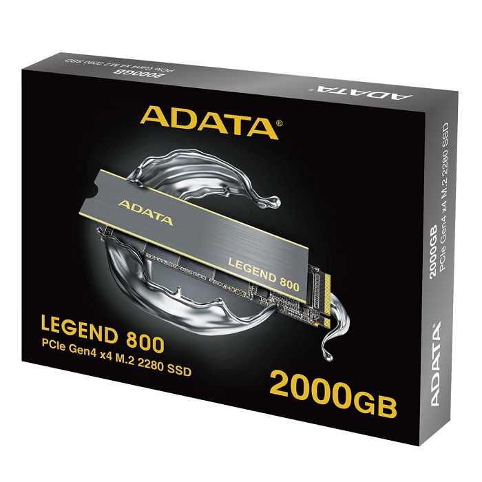 Диск SSD Adata Legend 800 2TB M.2 2280 NVMe PCIe Gen4 x4 