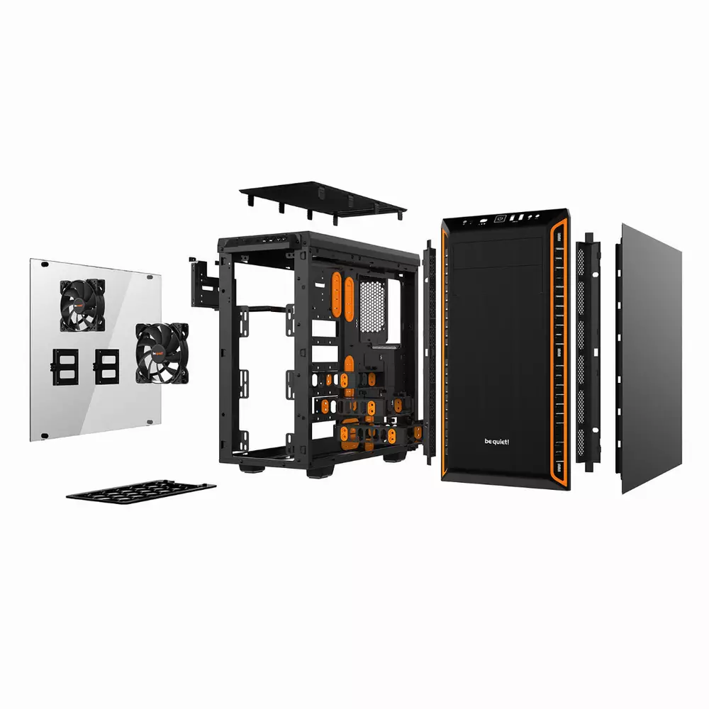 Кутия be quiet! PURE BASE 600 Window Orange - BGW20