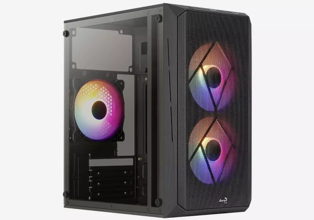 Кутия AeroCool CS-107-A-BK-v2 Case mATX 3 fans included