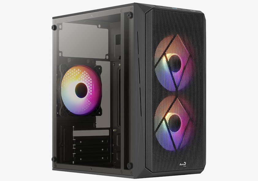 Кутия AeroCool CS-107-A-BK-v2 Case mATX 3 fans included