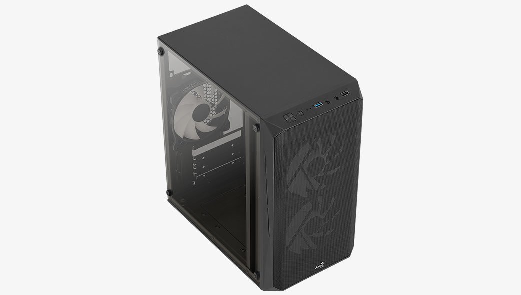 Кутия AeroCool CS-107-A-BK-v2 Case mATX 3 fans included