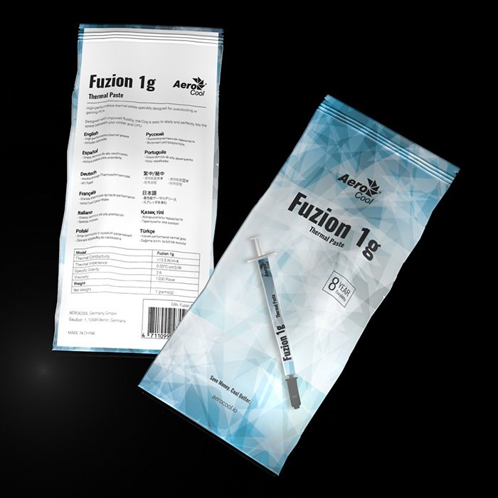 Термо паста AeroCool Fuzion Thermal compound 1g - ACTG-NA61210.01