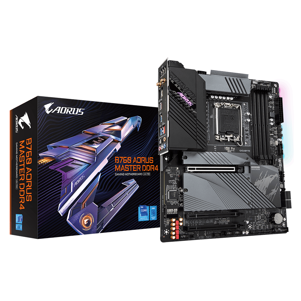 Дънна платка Gigabybte B760 AORUS MASTER Wi-Fi 6E LGA1700 DDR4