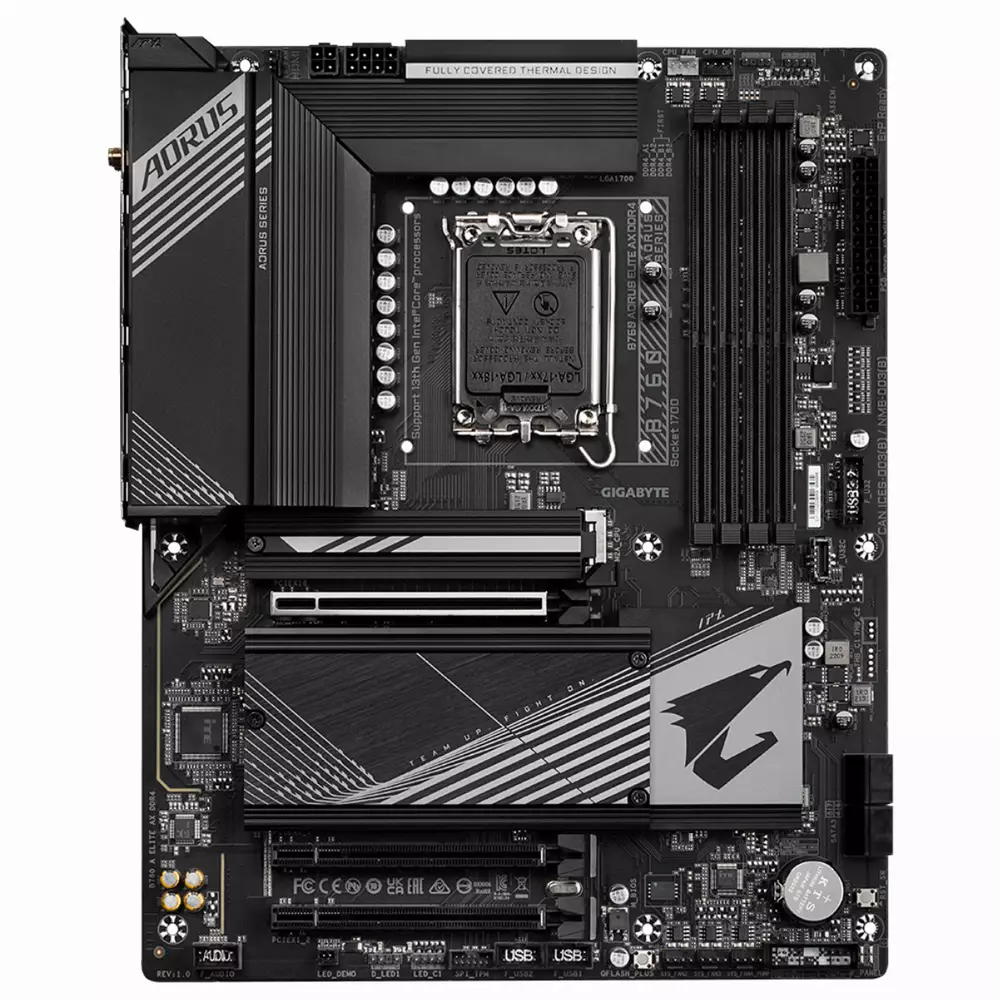 Дънна платка Gigabybte B760 AORUS ELITE Wi-Fi 6E LGA1700 DDR4