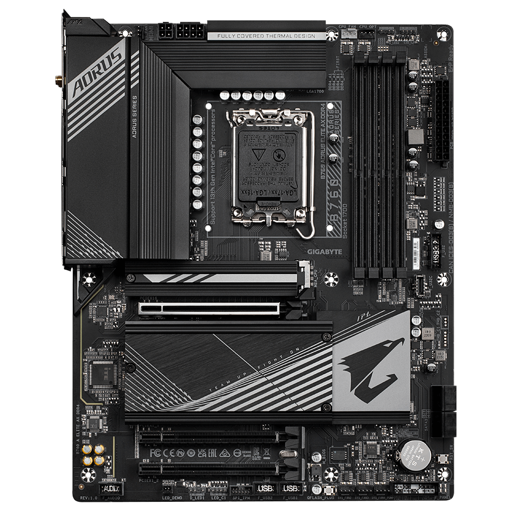 Дънна платка Gigabybte B760 AORUS ELITE Wi-Fi 6E LGA1700 DDR4