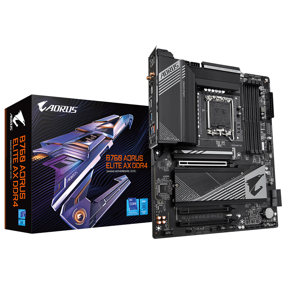 Дънна платка Gigabybte B760 AORUS ELITE Wi-Fi 6E LGA1700 DDR4