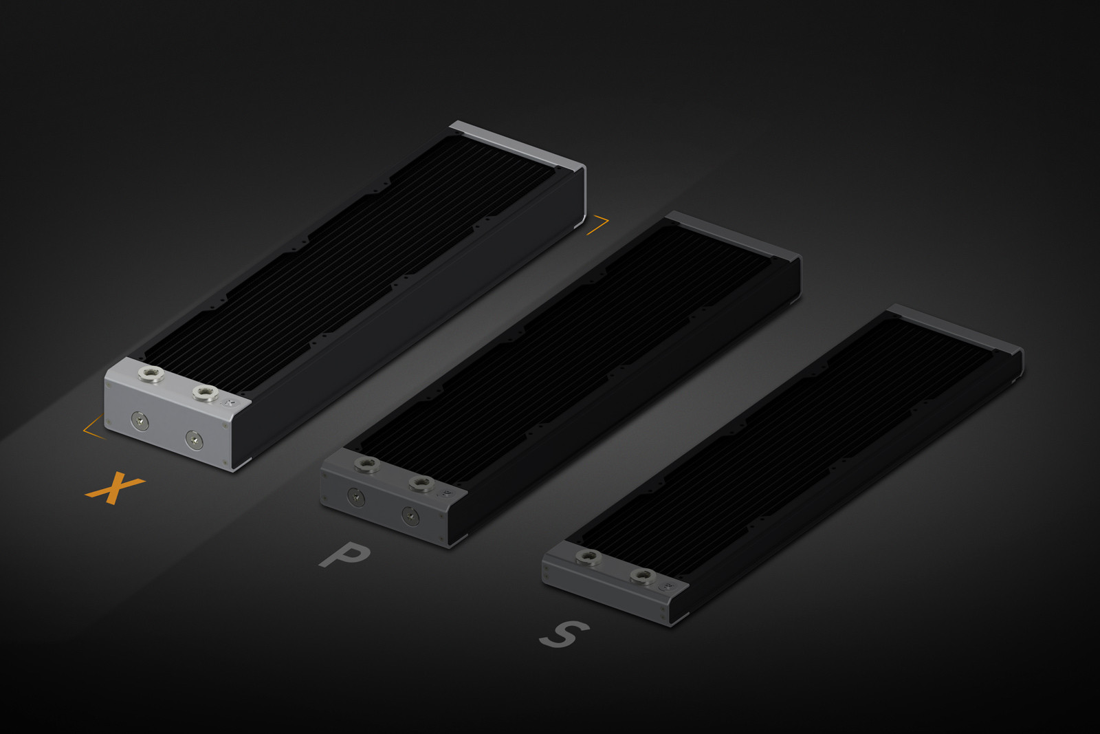 Радиатор EK-Quantum Surface X480M - Black