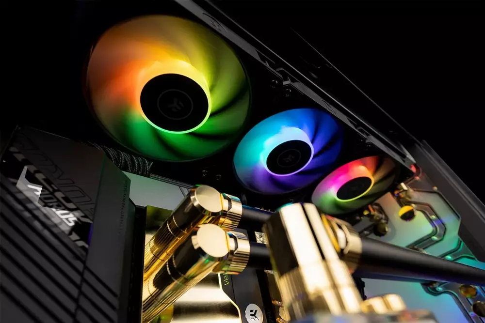 Вентилатор EK-Loop Fan FPT 120 D-RGB - Black (550-2300rpm)