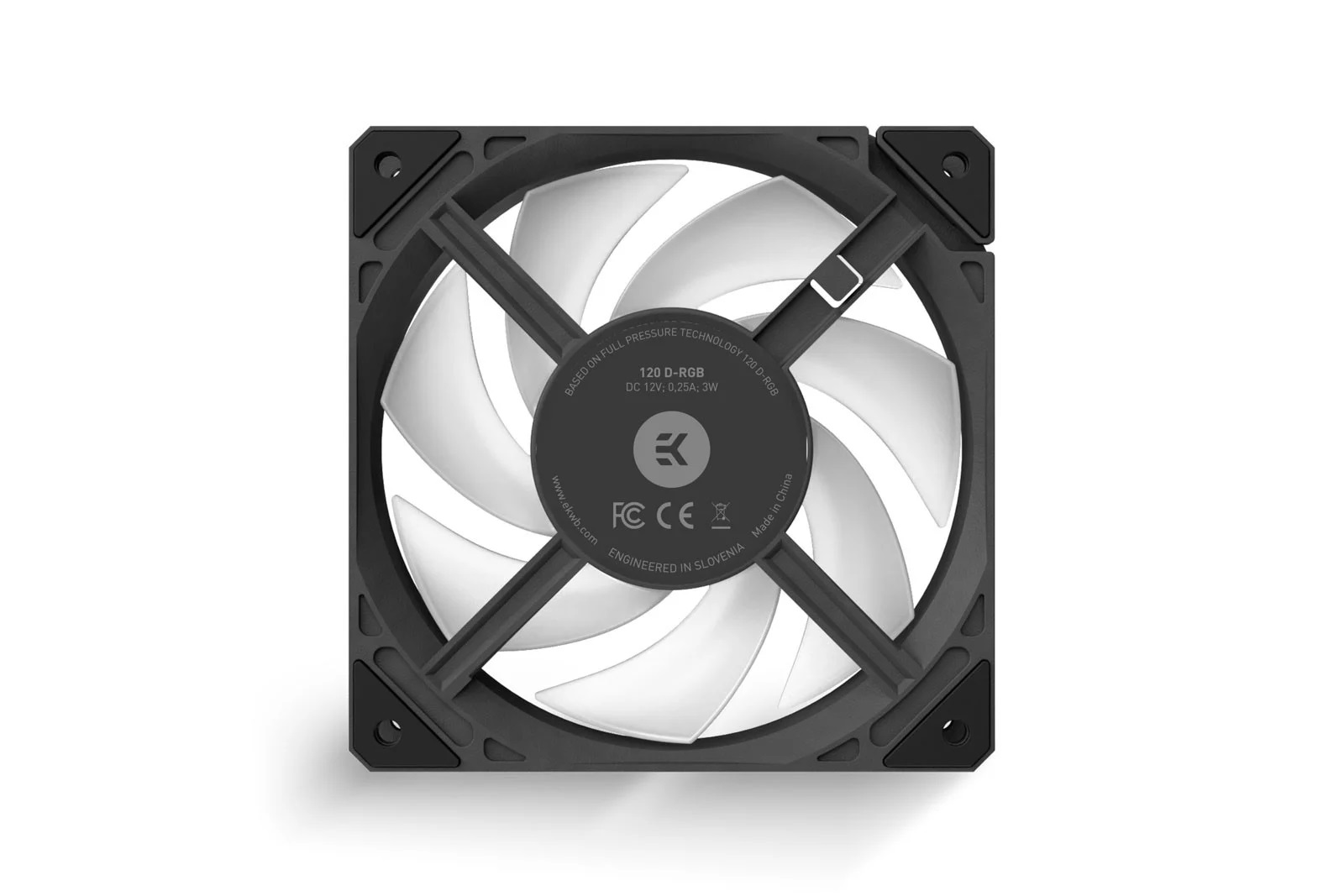 Вентилатор EK-Loop Fan FPT 120 D-RGB - Black (550-2300rpm)