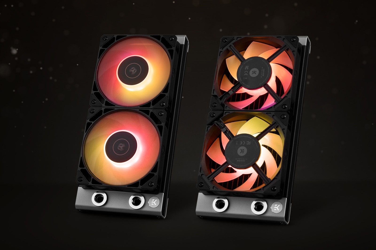 Вентилатор EK-Loop Fan FPT 140 D-RGB - Black (600-2200rpm)