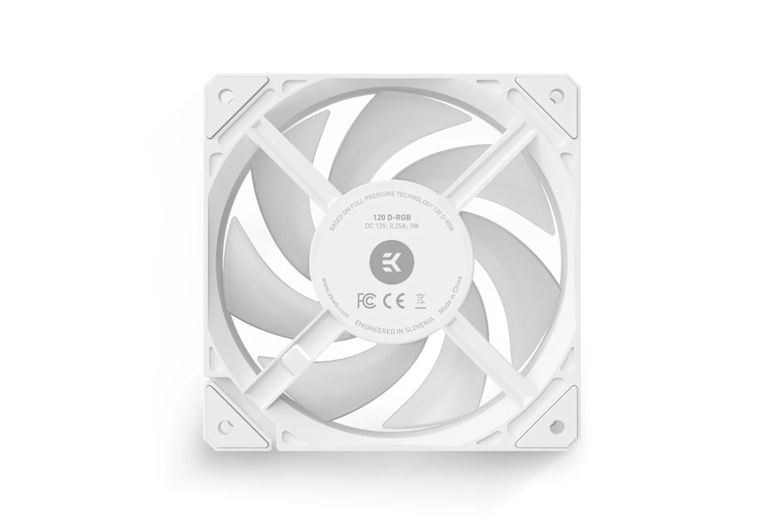 Ventilateur EK-Loop Fan FPT 140 D-RGB - White (600-2200rpm)