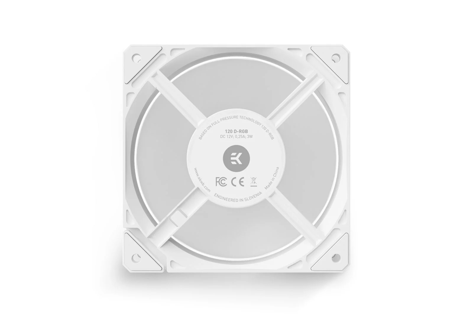 Ventilateur EK-Loop Fan FPT 140 D-RGB - White (600-2200rpm)