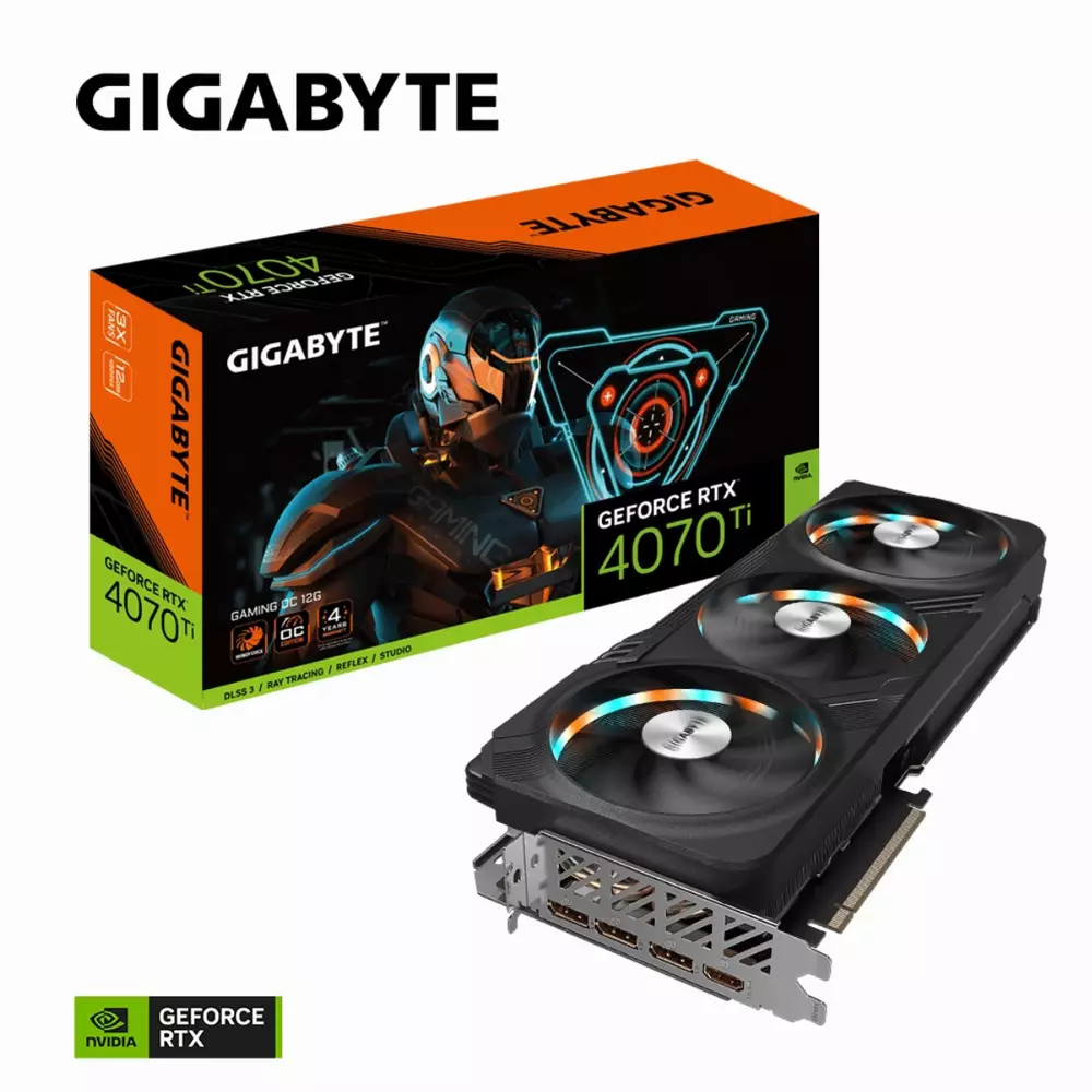 Видео карта Gigabyte GeForce RTX 4070 Ti GAMING OC 12GB GDDR6X