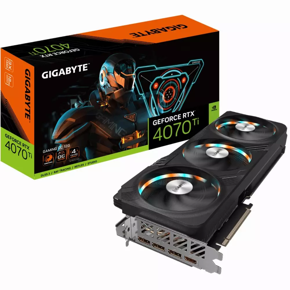 Видео карта Gigabyte GeForce RTX 4070 Ti GAMING OC 12GB GDDR6X