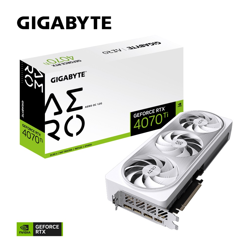 Видео карта Gigabyte GeForce RTX 4070 Ti AERO OC 12GB GDDR6X
