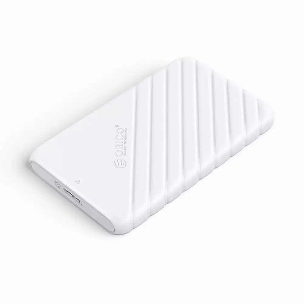 Orico кутия за диск Storage - Case - 2.5 inch USB3.0 WHITE - 25PW1-U3-WH