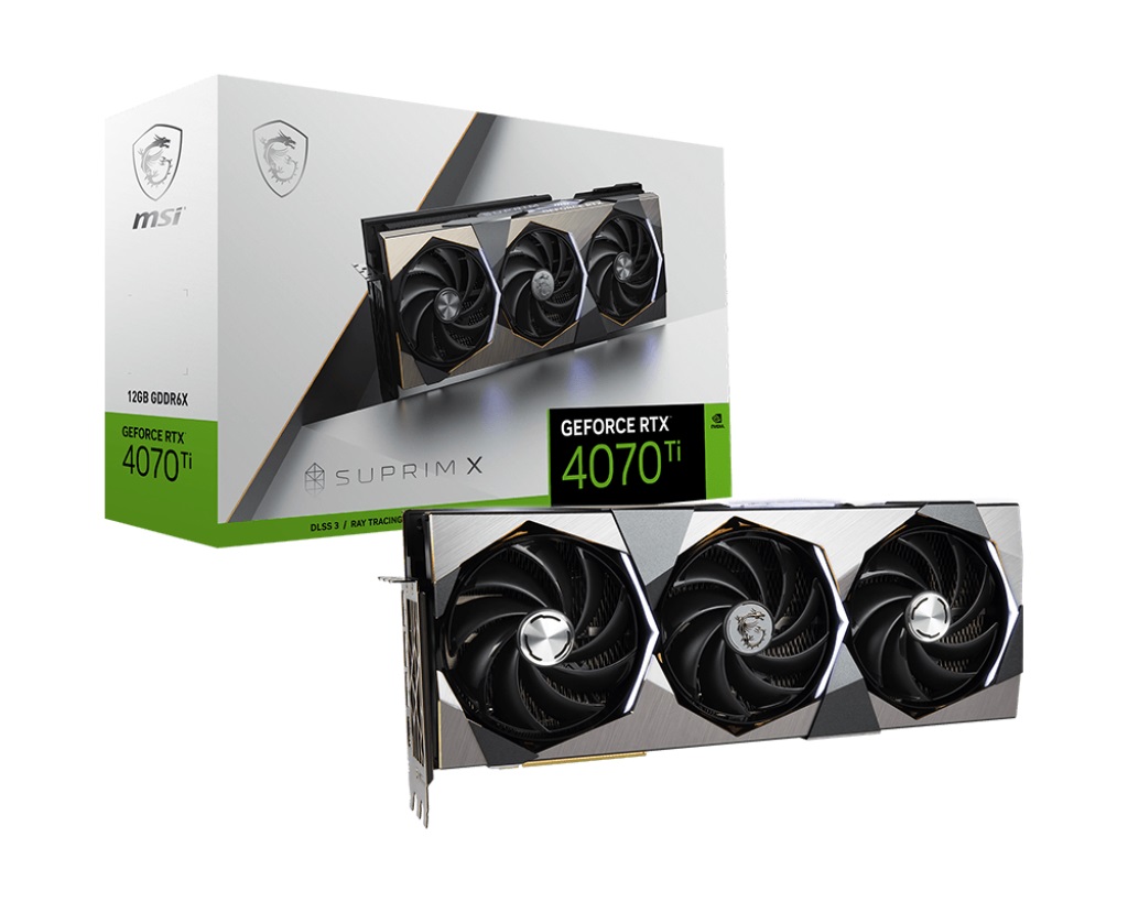 Видео карта MSI GeForce RTX 4070 Ti SUPRIM X 12G - 912-V513-005