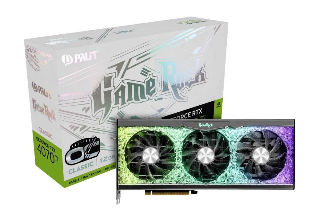 Видео карта Palit GeForce RTX 4070 Ti GameRock Classic OC - NED407TH19K9-1046G