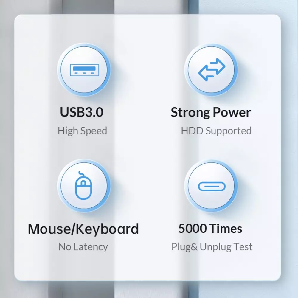 Orico hub HUB USB3.1 Type-C 4 port - 4 x USB3.0 Μαύρο - PW4U-C3-015-BK