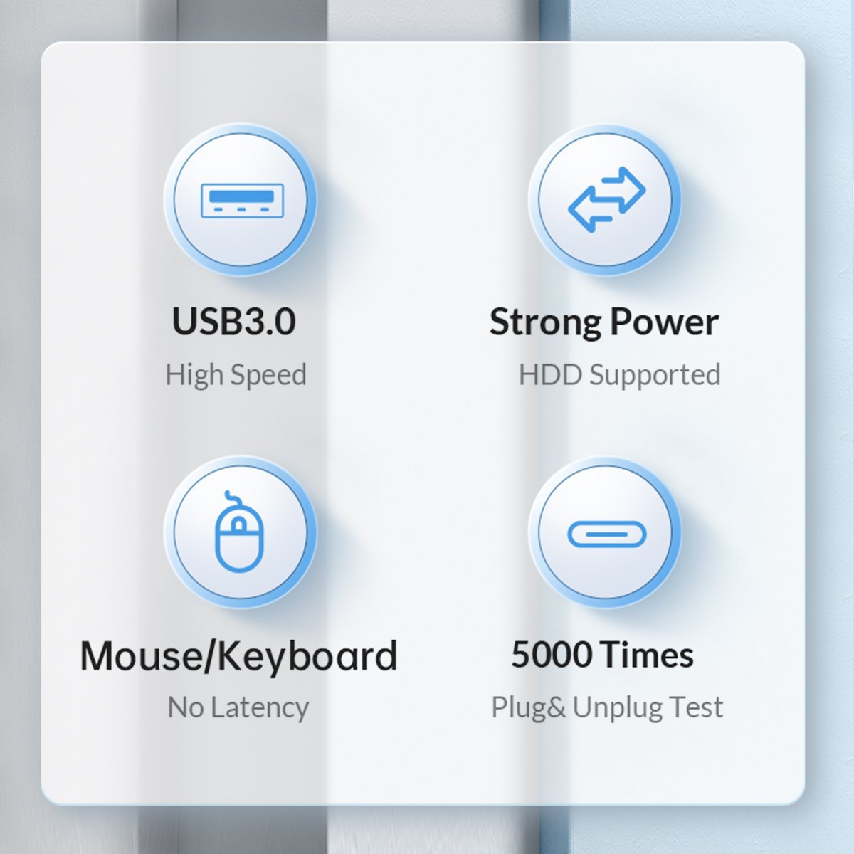 Orico hub HUB USB3.1 Type-C 4 port - 4 x USB3.0 Μαύρο - PW4U-C3-015-BK