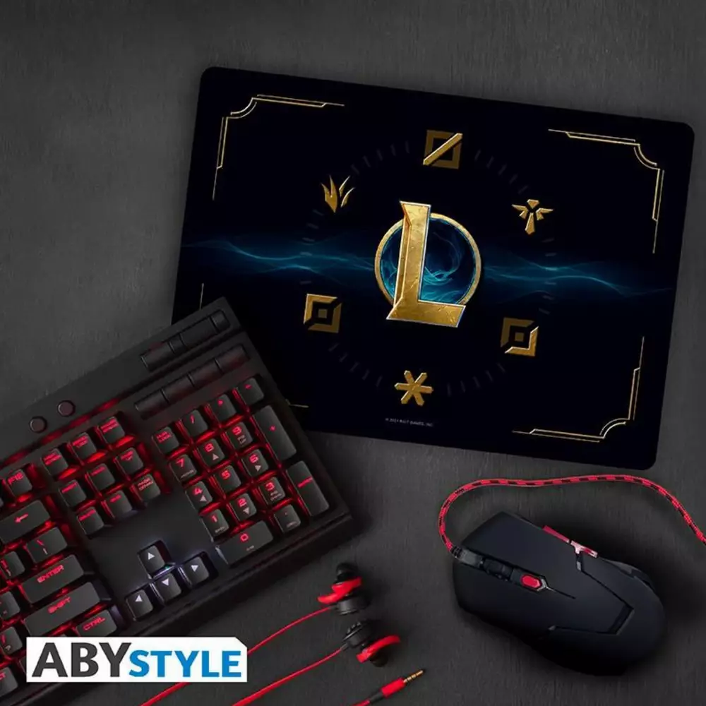 Геймърски пад ABYSTYLE LEAGUE OF LEGENDS - Hextech logo, Многоцветен