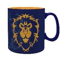 Чаша ABYSTYLE WORLD OF WARCRAFT - Alliance, 460 ml, Син