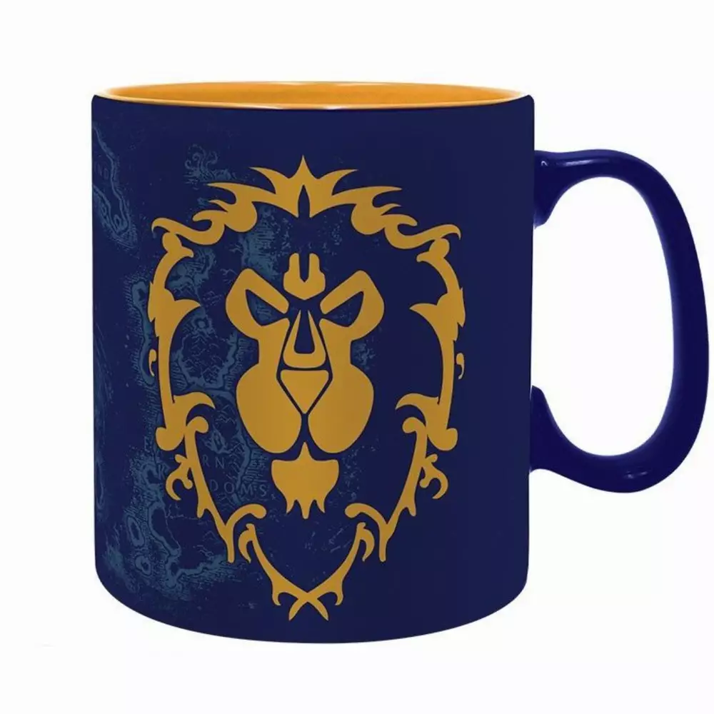 Чаша ABYSTYLE WORLD OF WARCRAFT - Alliance, 460 ml, Син