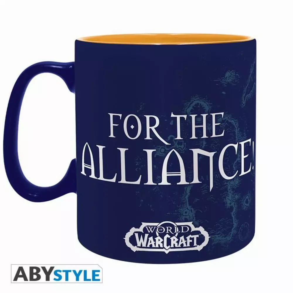 Чаша ABYSTYLE WORLD OF WARCRAFT - Alliance, 460 ml, Син