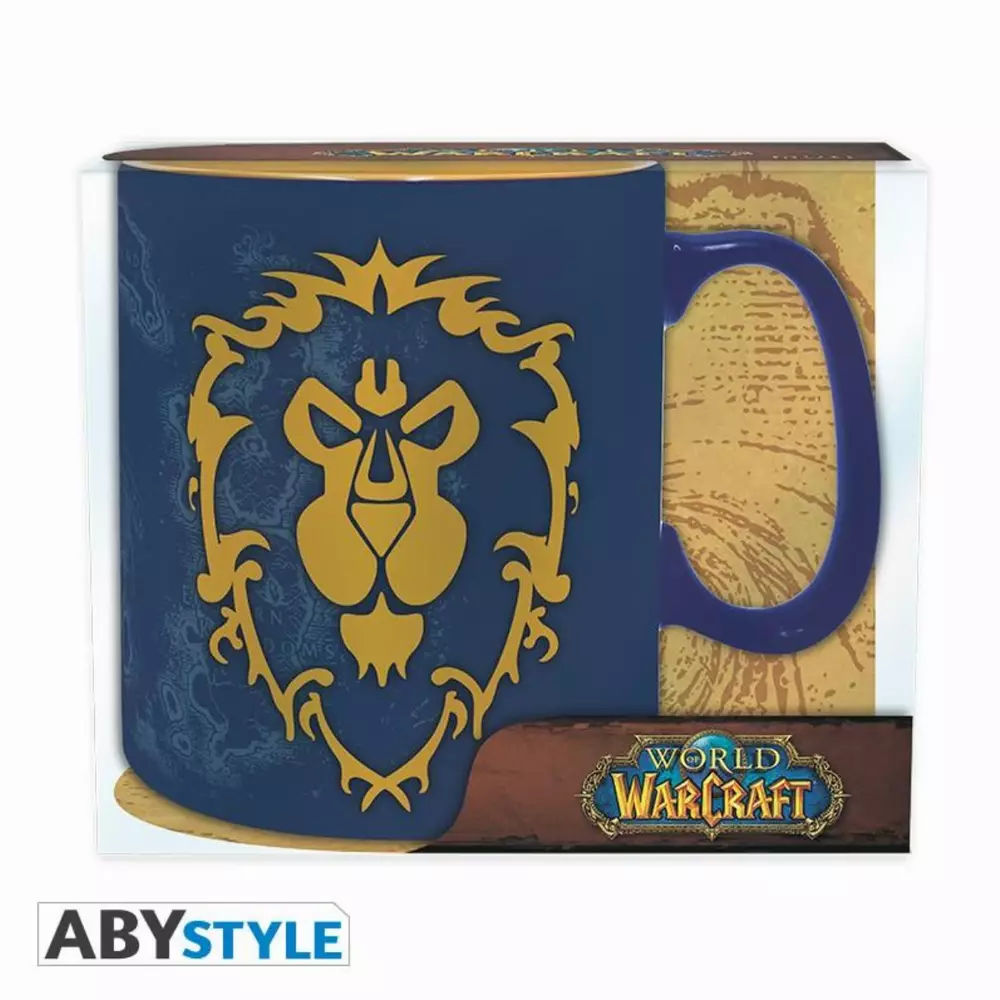Чаша ABYSTYLE WORLD OF WARCRAFT - Alliance, 460 ml, Син